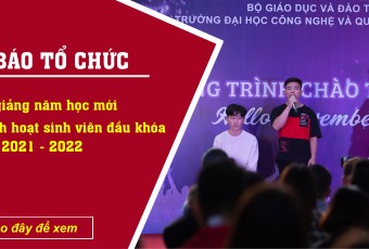 Thông báo: Về việc tổ chức Lễ khai giảng năm học mới và kế hoạch “Tuần sinh hoạt sinh viên đầu khóa” năm học 2021-2022.