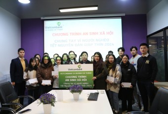 Vietcombank thực hiện chương trình an sinh xã hội tại Trường Đại học UTM